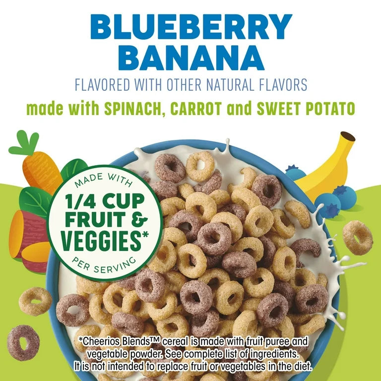 Cheerios Blueberry Banana Veggie Blends CEREALIZATE PRICMX