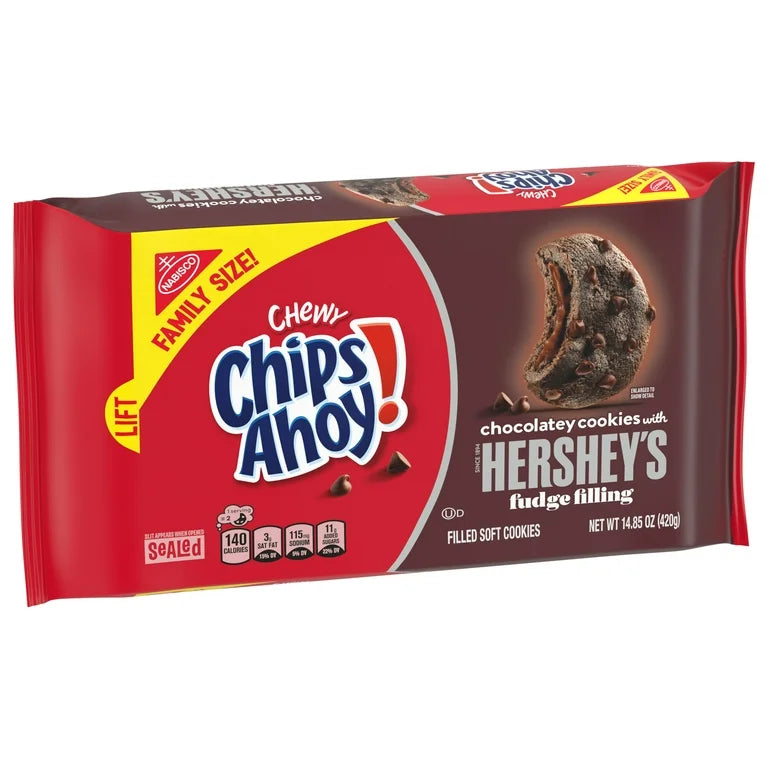 Chips Ahoy Chewy Chocolatey Hersheys Fudge Filled CEREALIZATE PRICMX