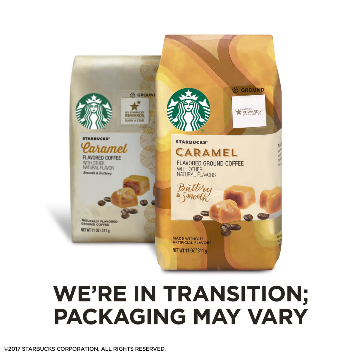 STARBUCKS CARAMEL GROUND COFFEE CEREALIZATE PRICMX