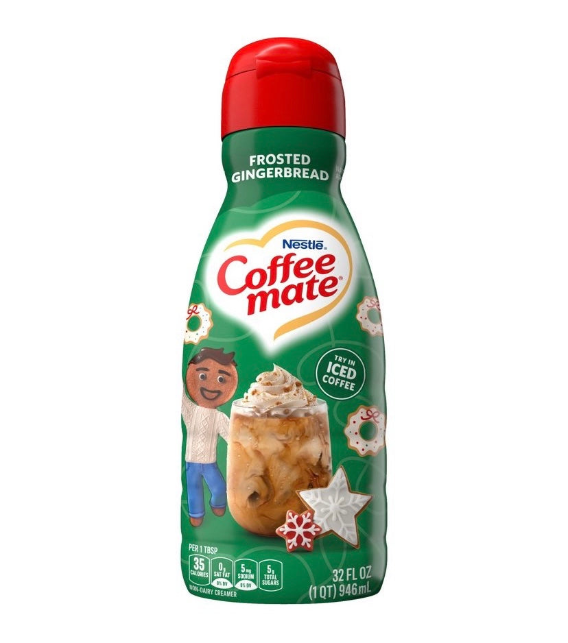 Coffee Mate Christmas Frosted Gingerbread