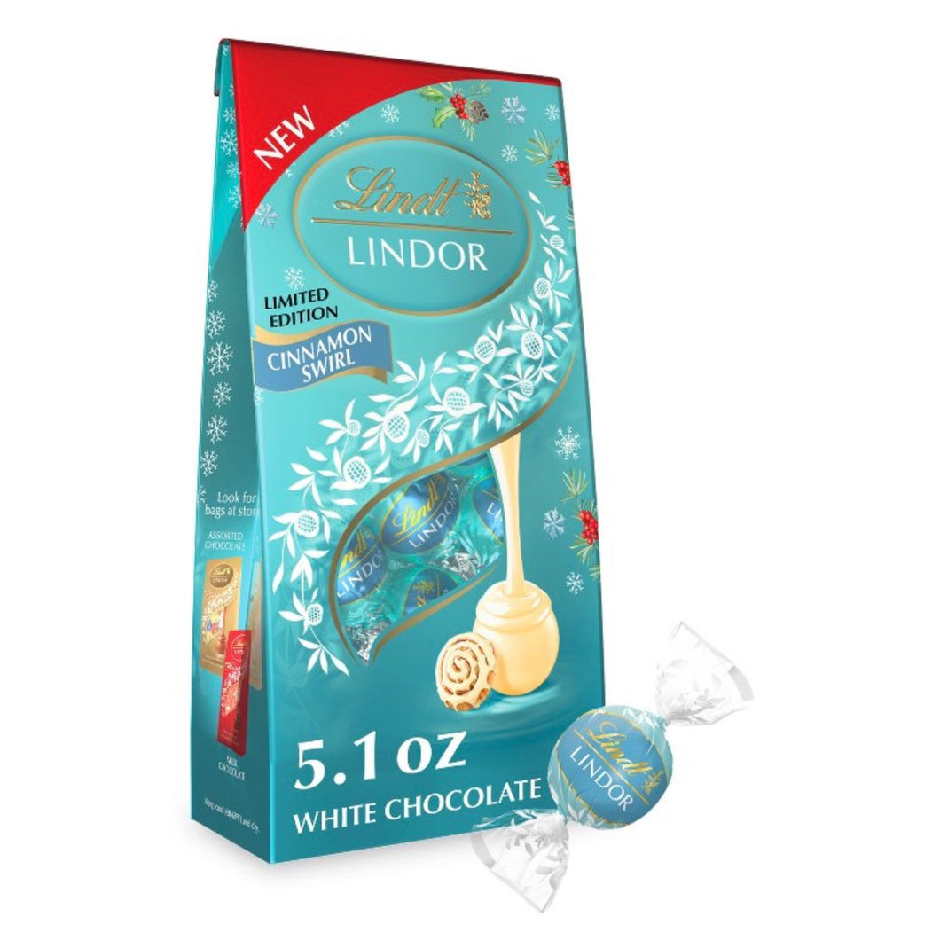 Lindor Cinnamon Swirl White Chocolates Truffles