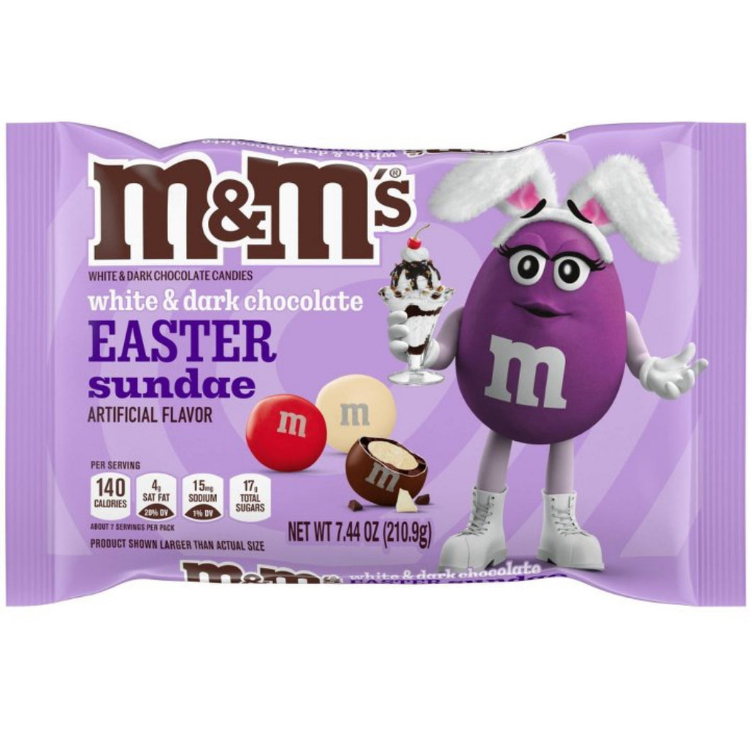 M&m’s Easter Sundae White And Dark Chocolate
