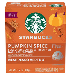 Starbucks Pumpkin Spice Nespresso Vertuo