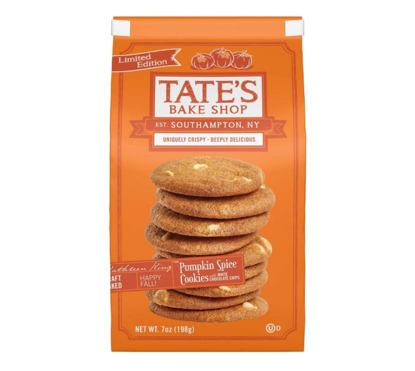 TATES PUMPKIN SPICE WHITE CHOCOLATE CHIPS