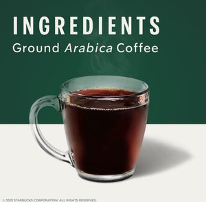 Starbucks Dark Roast Verona Dark Cocoa & Caramelizas Sugar Ground Coffee