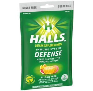 Halls Immune Defense Citrus Sugar Free