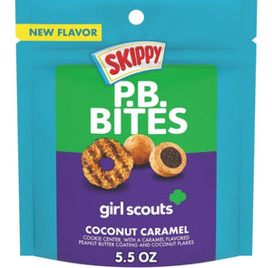 Skippy Bites Girl Scouts Coconut Caramel Peanut Butter Bites