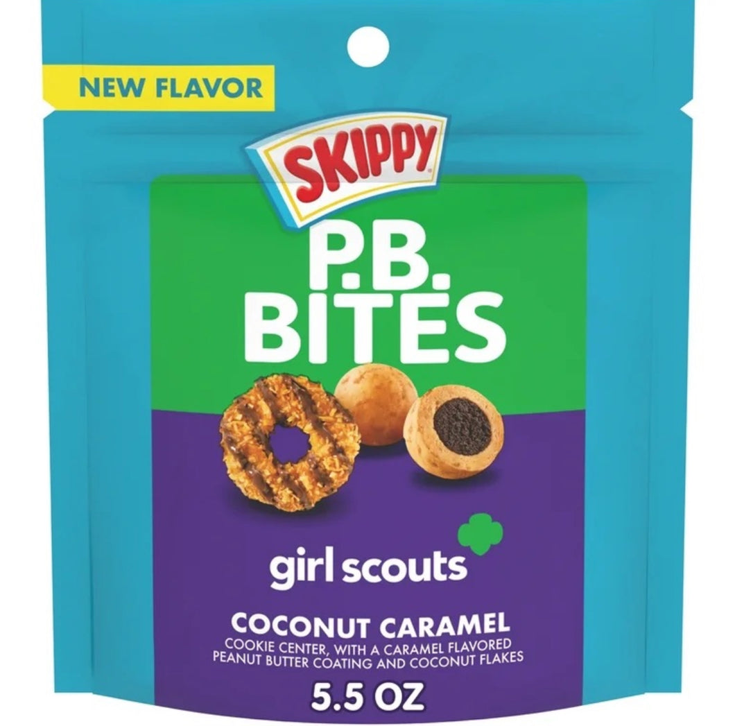 Skippy Bites Girl Scouts Coconut Caramel Peanut Butter Bites