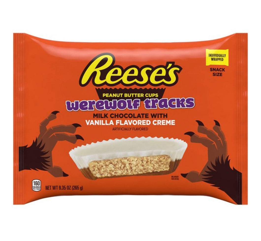 Reese’s Warewolf Tracks Milk Chocolate and Vanilla