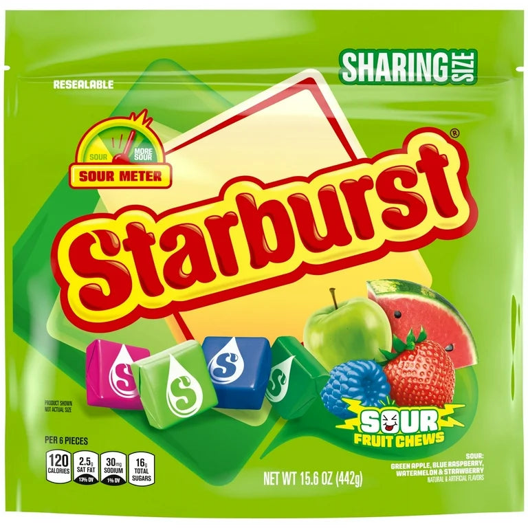 Starburst Sour Fruit Chews Chewy Candy