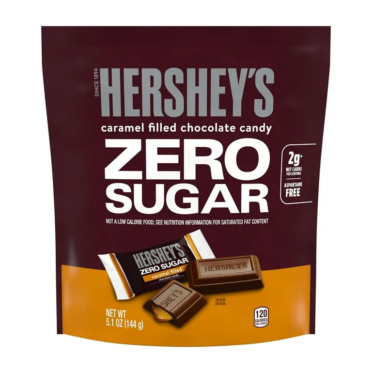Hersheys Caramel Filled Sugar Free