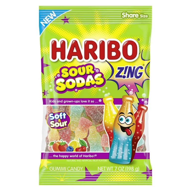 Haribo Sour Soda Gummies