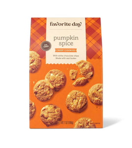 Pumpkin Spice Crisp Cookies