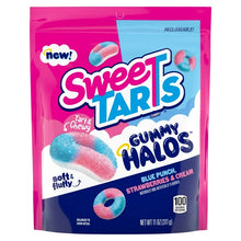 Cargar imagen en el visor de la galería, Sweet Tarts Gummy Halos Blue Punch and Strawberries and Cream
