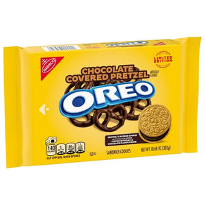 Oreo Chocolate Covered Pretzel Sandwich Cookies