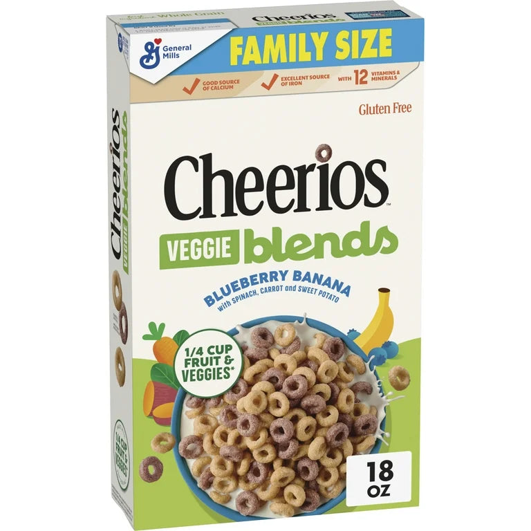 Cheerios Blueberry Banana Veggie Blends