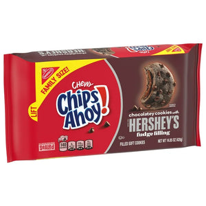 Chips Ahoy Chewy Chocolatey Hersheys Fudge Filled