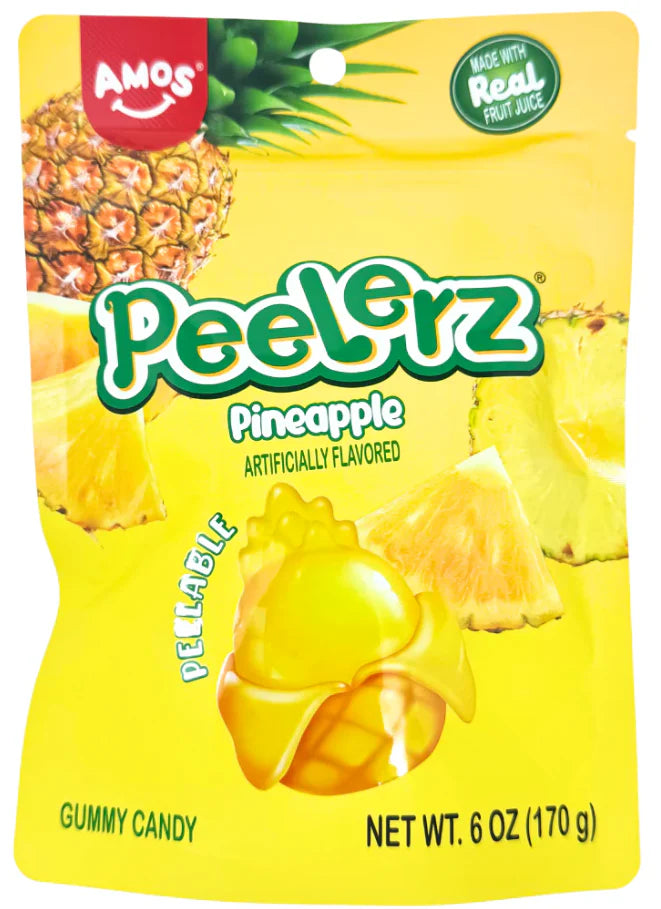 Amos Peelerz Pineapple Gummies