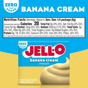 Jell-O Sugar Free Banana Pudding & Pie Filling