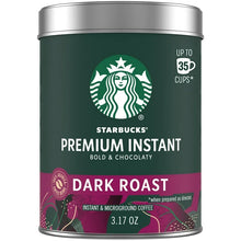 Cargar imagen en el visor de la galería, Starbucks Premium Instant Dark Roast Coffee
