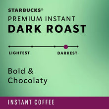 Cargar imagen en el visor de la galería, Starbucks Premium Instant Dark Roast Coffee
