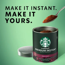 Cargar imagen en el visor de la galería, Starbucks Premium Instant Dark Roast Coffee
