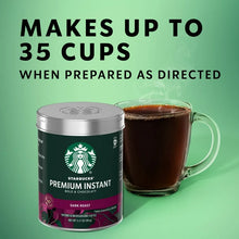 Cargar imagen en el visor de la galería, Starbucks Premium Instant Dark Roast Coffee
