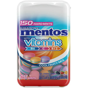 Mentos Hard Fruity Mints with Vitamins, Cool Fruit Mix