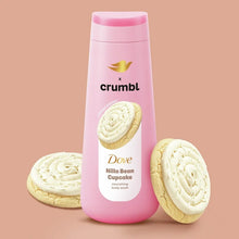 Cargar imagen en el visor de la galería, Dove Crumbl Moisturizing Liquid Body Wash Nilla Bean Cupcake
