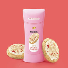 Cargar imagen en el visor de la galería, Dove Crumbl Deodorant Stick Crumbl Strawberry Crumb Cake Aluminum Free
