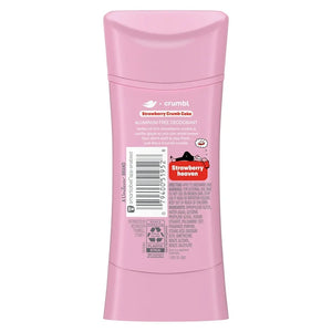 Dove Crumbl Deodorant Stick Crumbl Strawberry Crumb Cake Aluminum Free