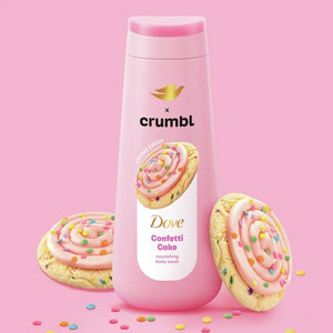 Dove Crumbl Moisturizing Liquid Body Wash Confetti Cake