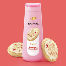 Cargar imagen en el visor de la galería, Dove Crumbl Moisturizing Liquid Body Wash Strawberry Crumb Cake
