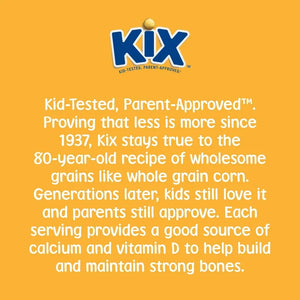 Kix Whole Grain Crispy Corn Cereal Puffs