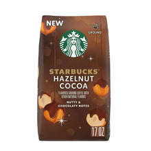 Cargar imagen en el visor de la galería, Starbucks Hazelnut Cocoa Flavored Ground Coffee
