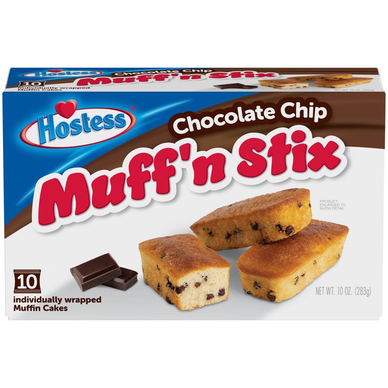 HOSTESS CHOCOLATE CHIP MUFFIN STICKS CEREALIZATE PRICMX