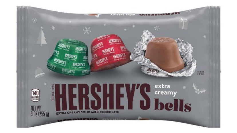 Hersheys Christmas Bells Extra Creamy Milk Chocolate