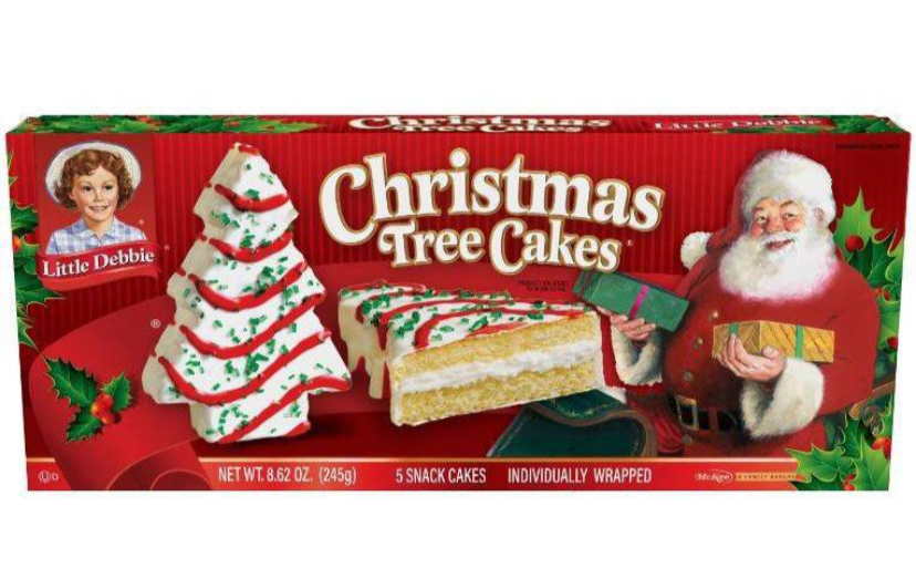 Little Debbie Vanilla Christmas Tree Cakes