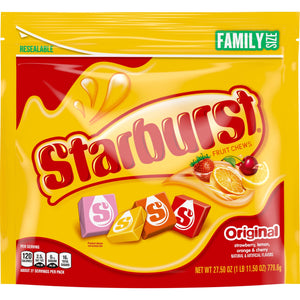 STARBURST ORIGINAL CHEWY CANDY FAMILY SIZE