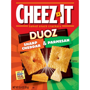 Cheez It Duoz Sharp Cheddar & Parmesan