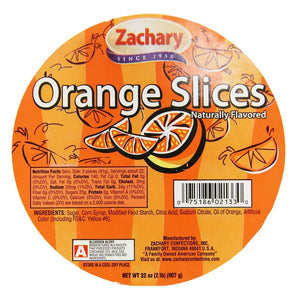 ZACHARY ORANGE SLICES GUMMIES