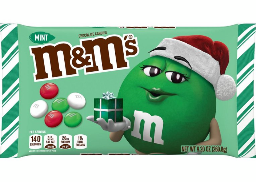 M&m’s Christmas Mint And Dark Chocolate