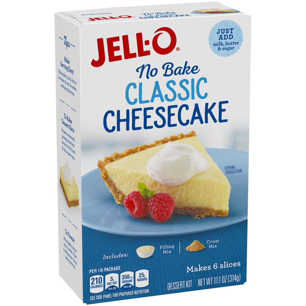 JELLO NO BAKE CLASSIC CHEESECAKE