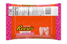 Cargar imagen en el visor de la galería, Reese’s Valentine’s Day Pink Hearts White Creme Peanut Butter
