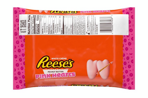 Reese’s Valentine’s Day Pink Hearts White Creme Peanut Butter