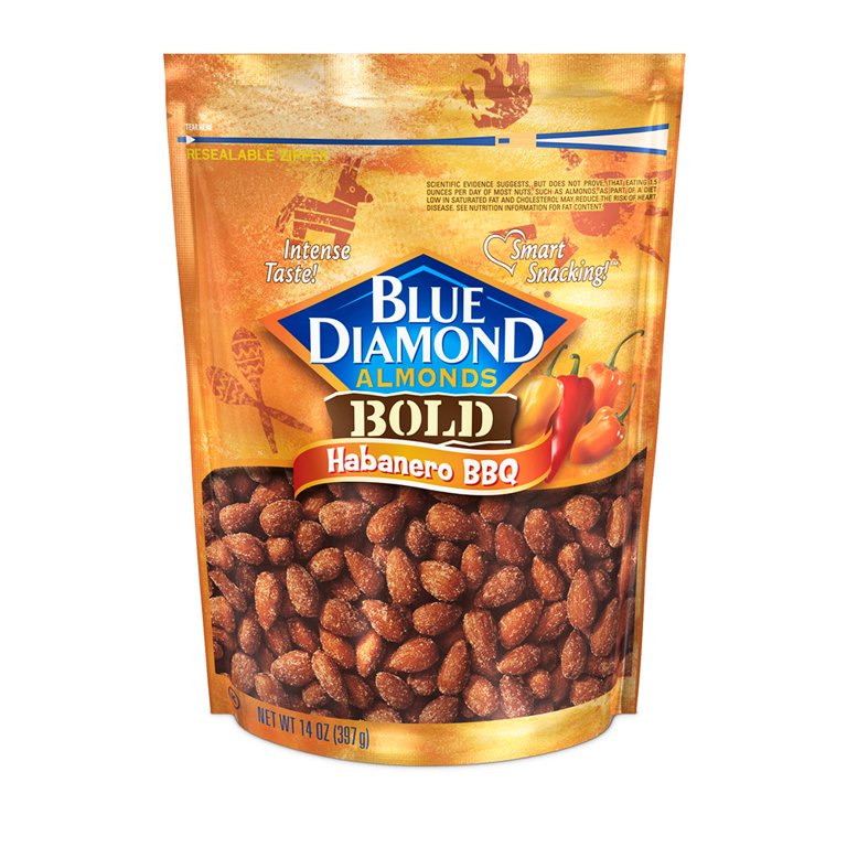 Blue Diamond Bold Habanero Bbq Almonds