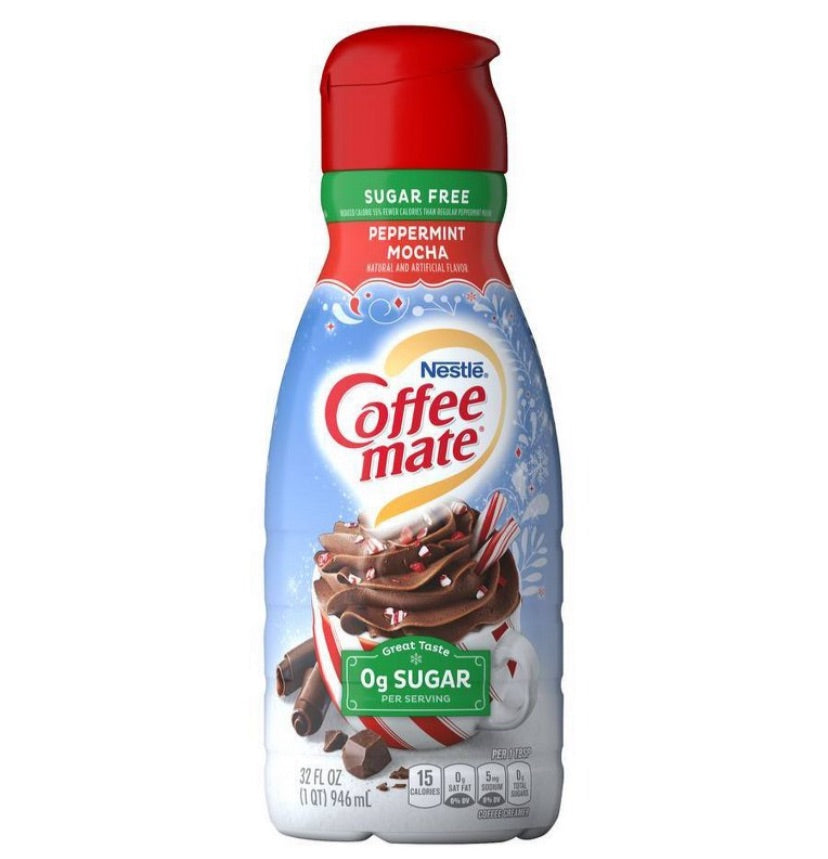Coffee Mate Peppermint Mocha Sugar Free Christmas Edition