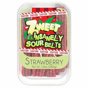 ZWEET INSANELY SOUR BELTS STRAWBERRY