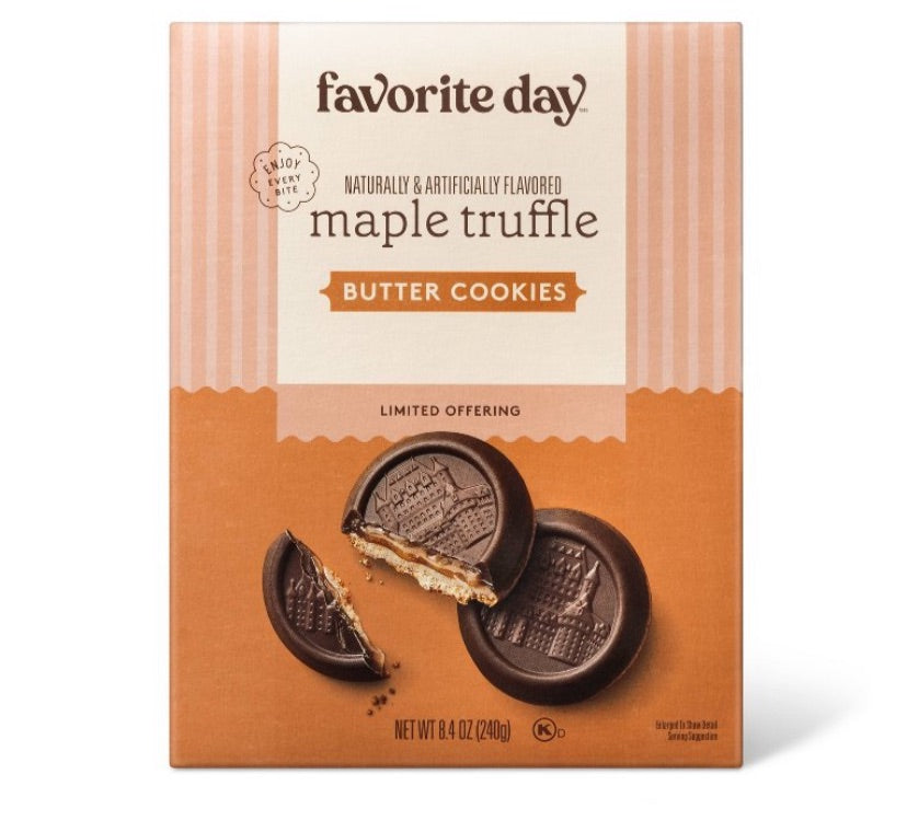 MAPLE TRUFFLE BUTTER COOKIES