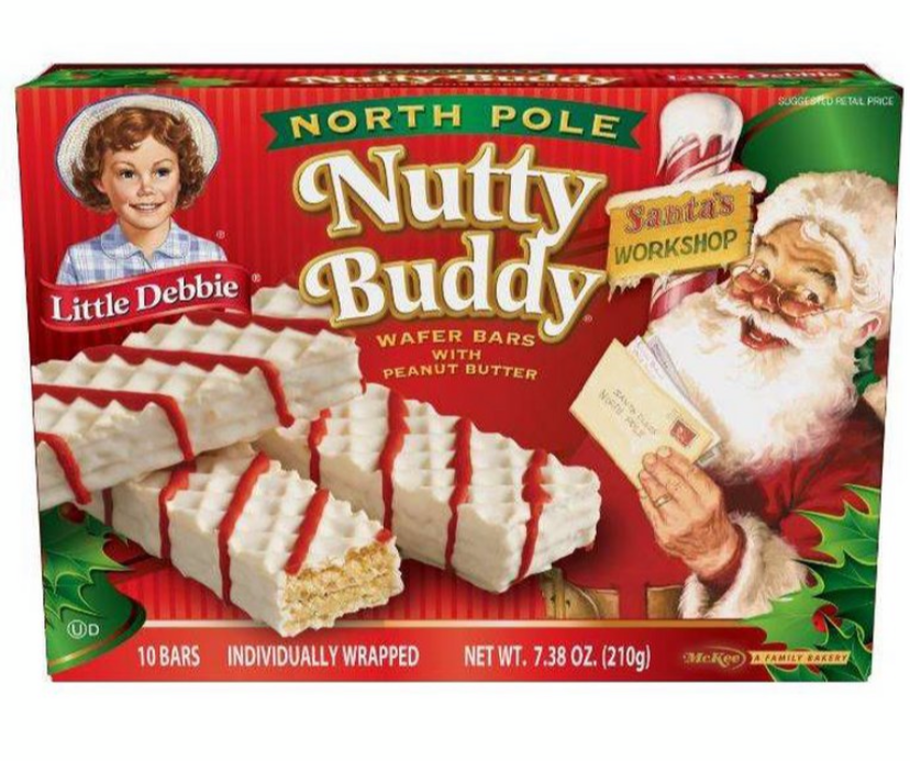 LITTLE DEBBIE NORTH POLE NUTTY BUDDY